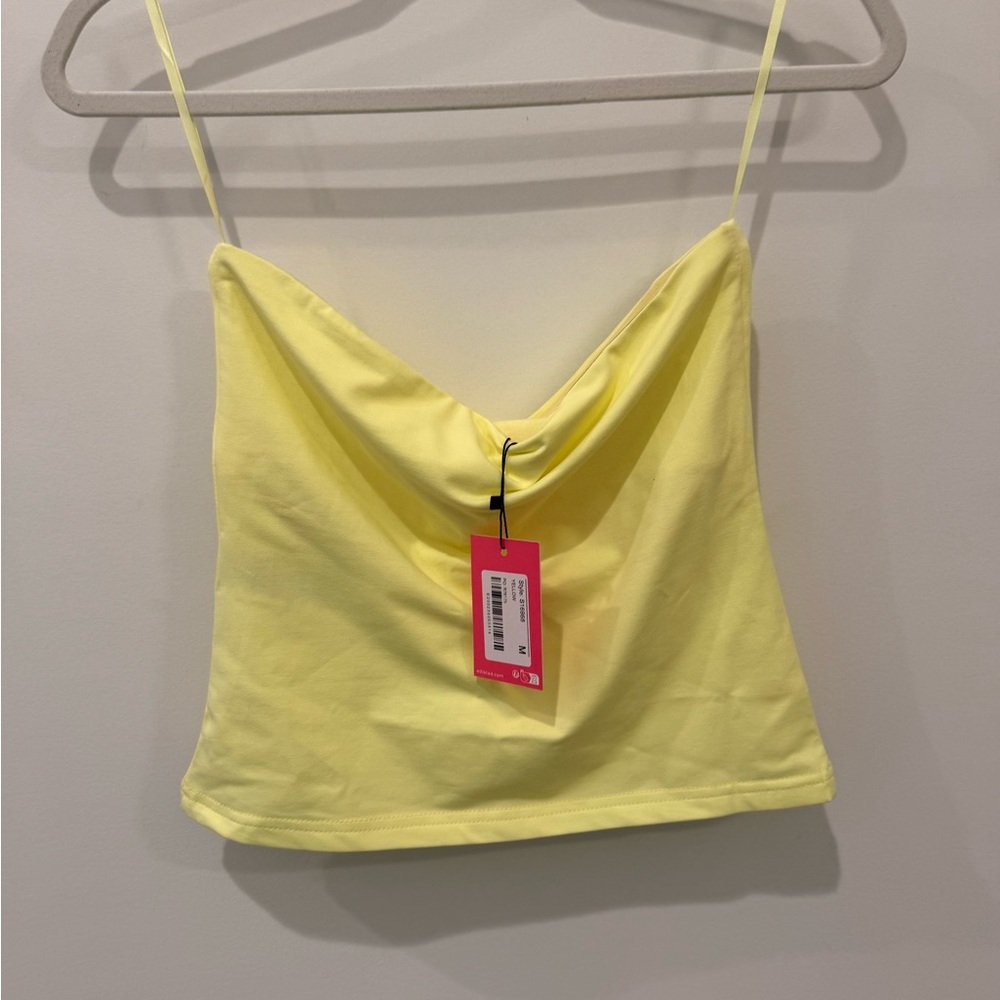 Edikted Yellow Crop Top
